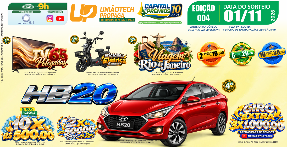 Premiação da edição 004 do Capital de Prêmios